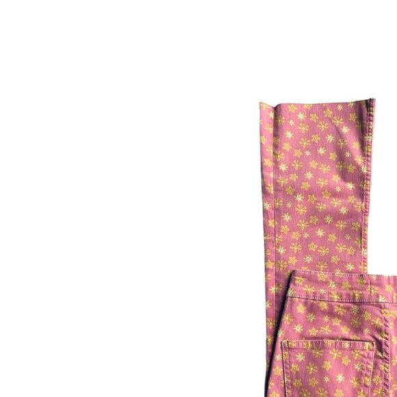 Zara Floral Print Jeans - Picture 5 of 6